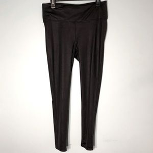 Seven7 Black Faux Leather Legging Size Large